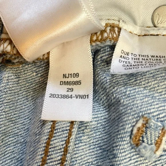 Madewell The Perfect Vintage Straight High Rise Light Medium Blue Wash Size 29 - Picture 14 of 16